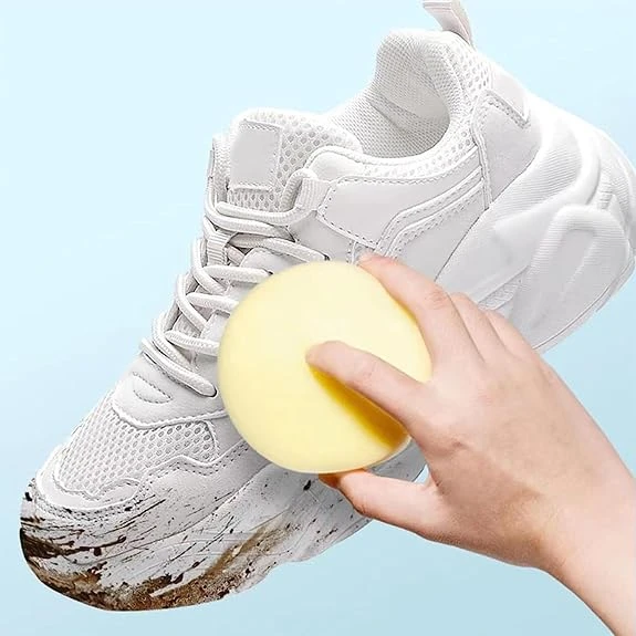 Shoe Cleaning Cream with Sponge