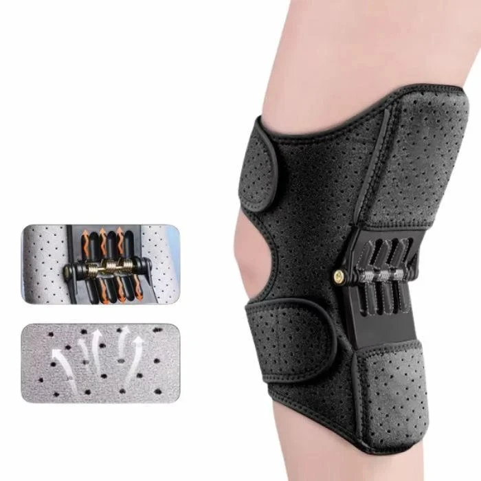 Spring Assisted Knee Brace Adjustable Knee Support for Walking, Squats & Daily Activities