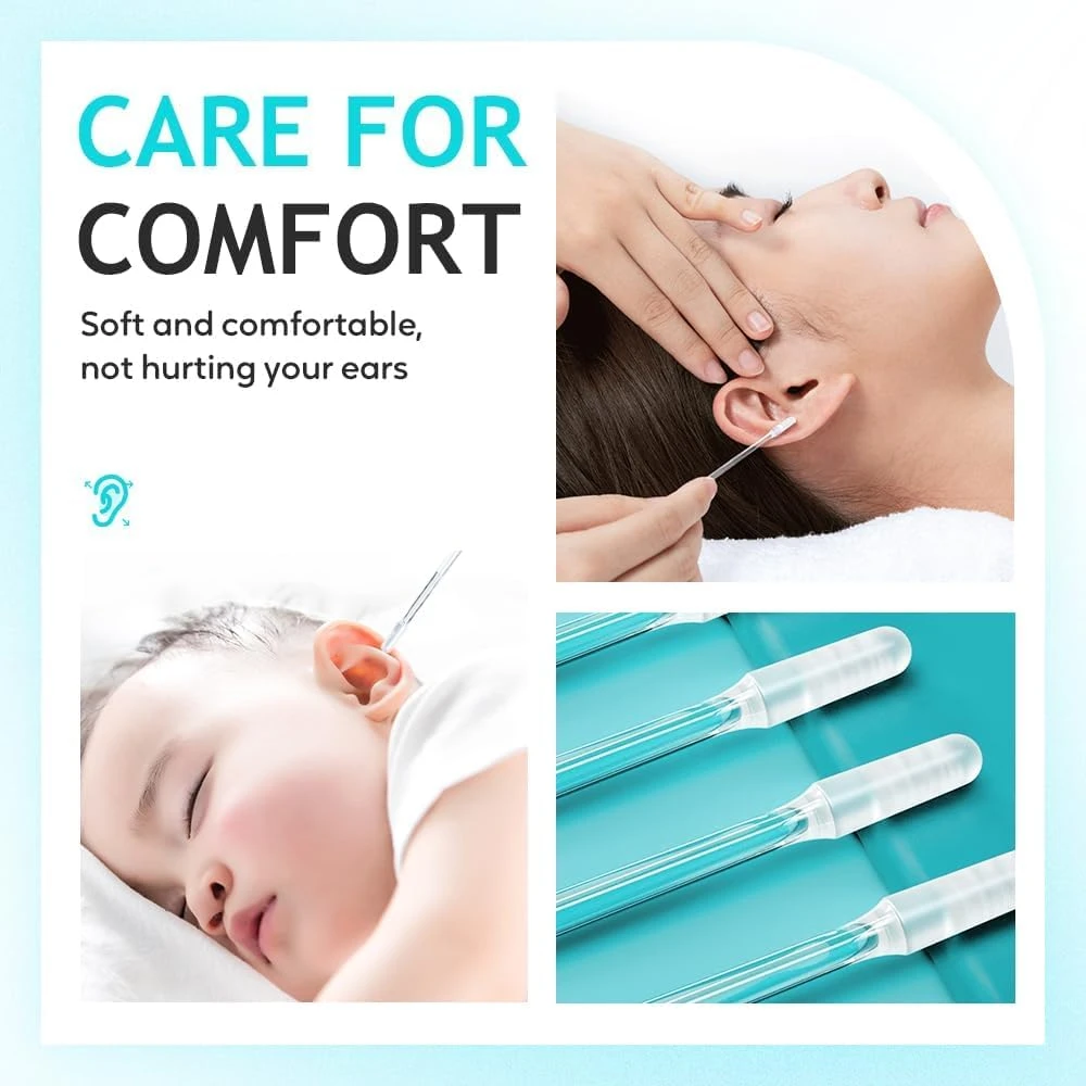 Silicone Earpick 24 pcs Stick in a Pack