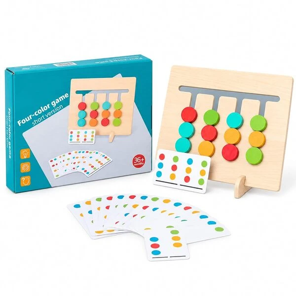 Wooden Color Matching Puzzle Game
