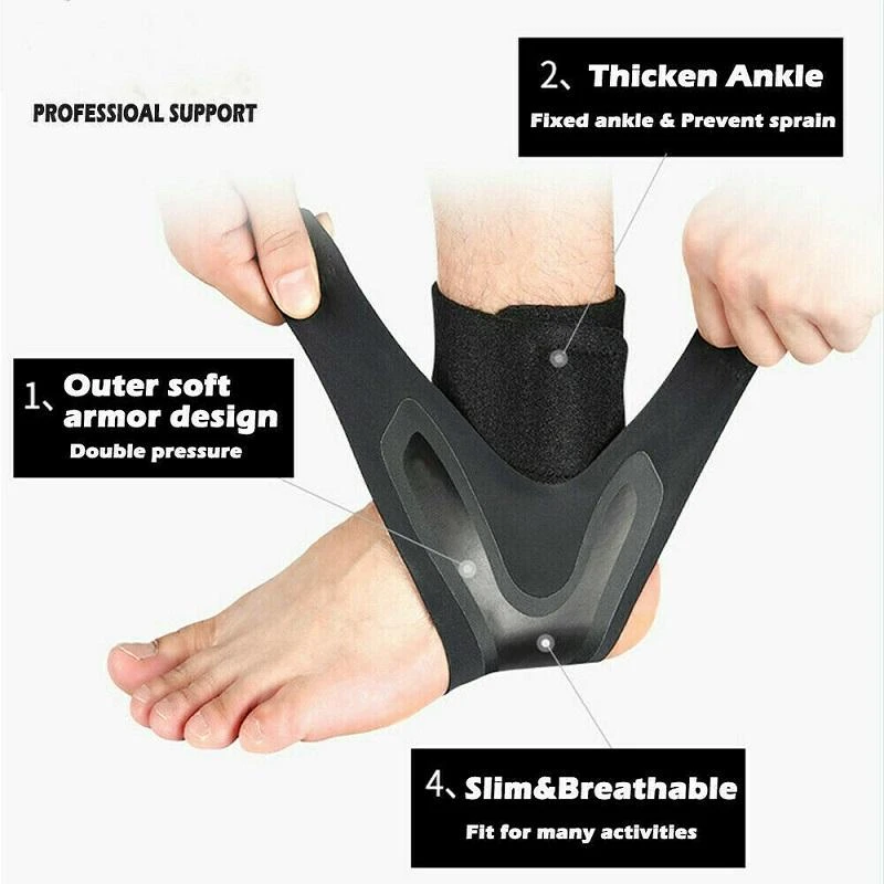 Adjustable Plantar Fasciitis Ankle Support Wrap – Foot & Heel Pain Relief Brace