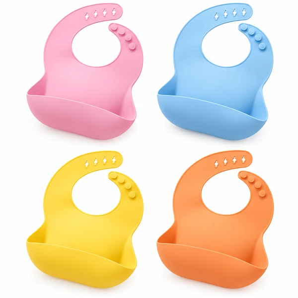Silicone Baby Bibs Thick