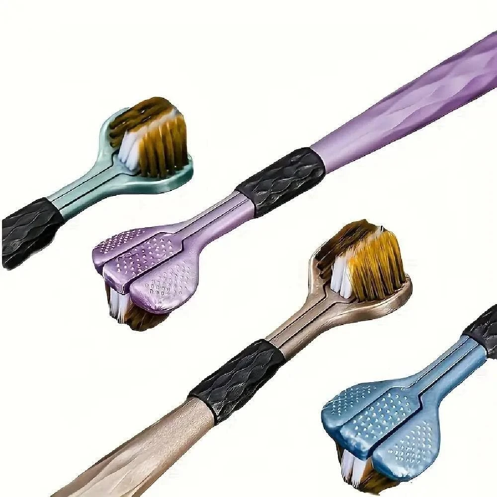 Three Sided Soft Bristle Toothbrush