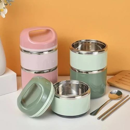 Tedemei 2 Layer insulated Lunch Box
