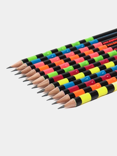 2B Pencil Goodluck Star  12 Pcs