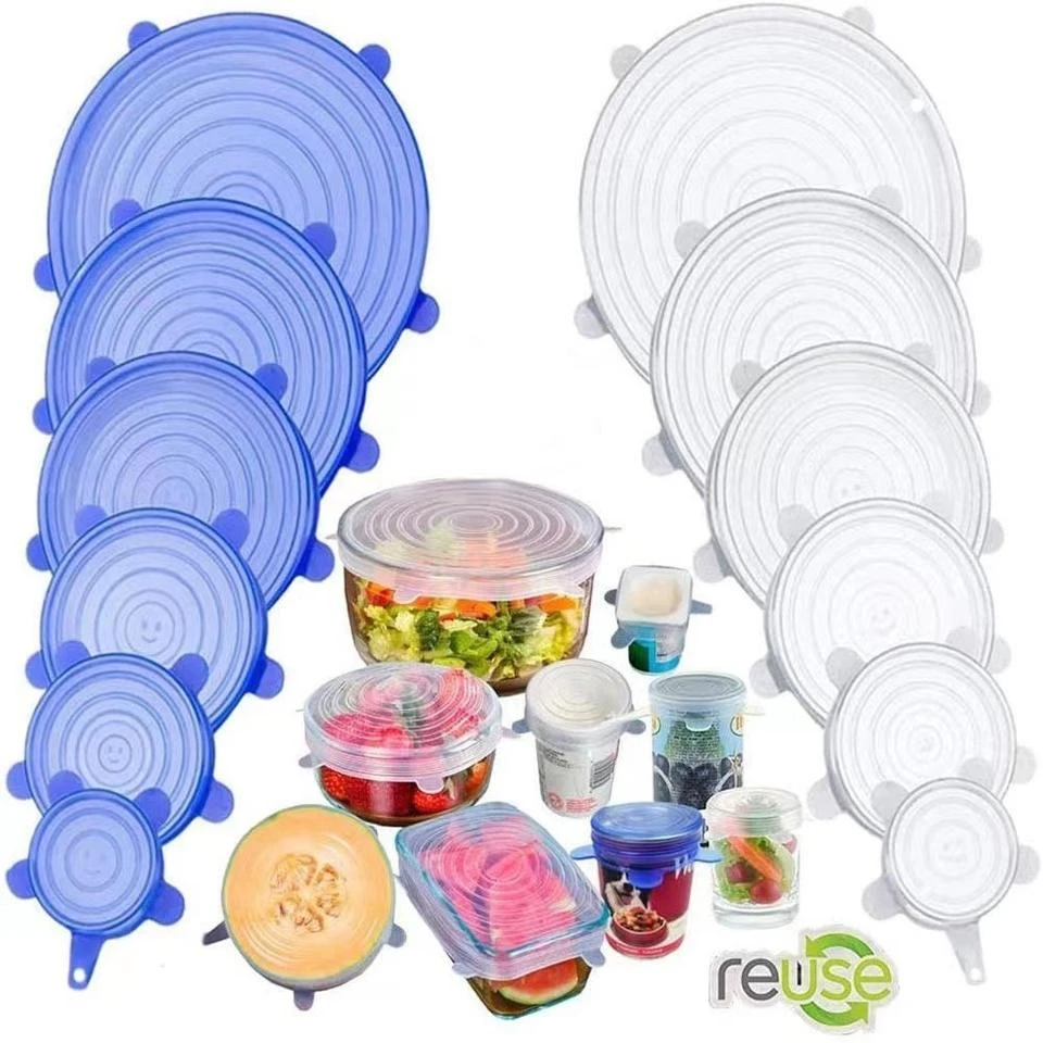 6 in 1 Silicon Food Cover