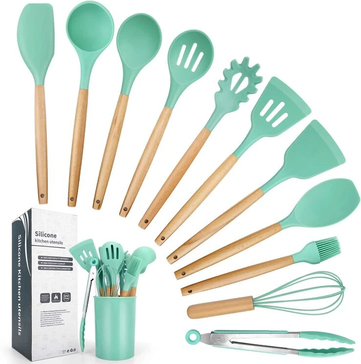 Silicone Kitchen Utensils Set 12 Pcs