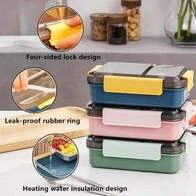 Tedemei Stainless Steel 2 Compartment Lunch Box