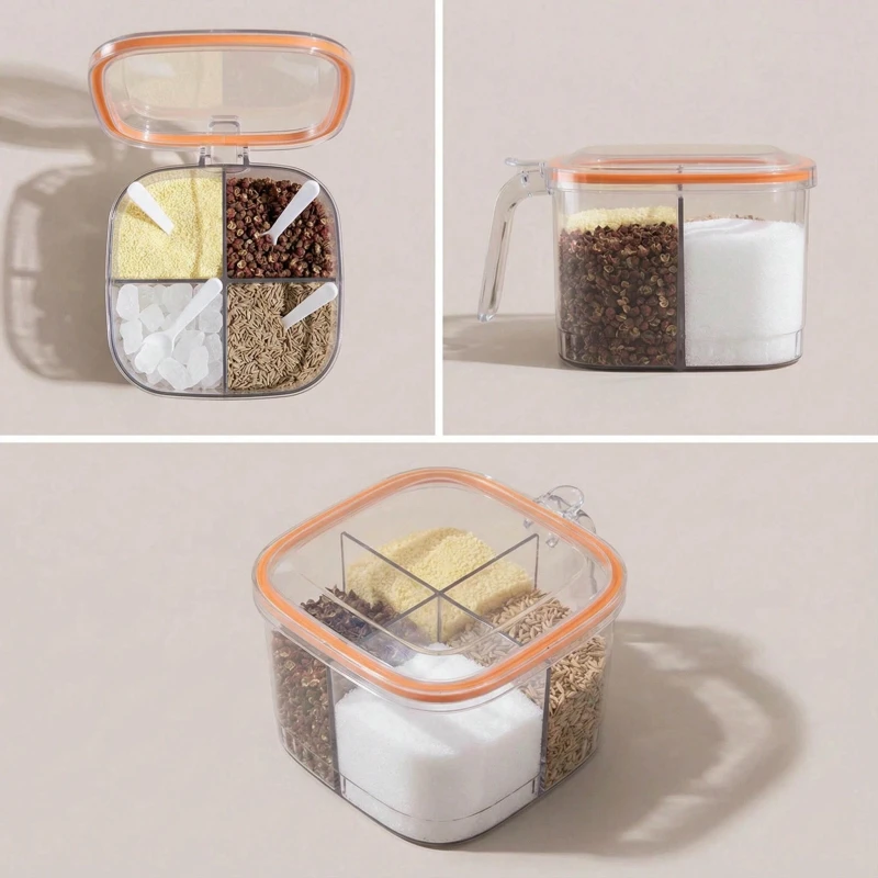 Crystal 4 in 1 Spice Jar