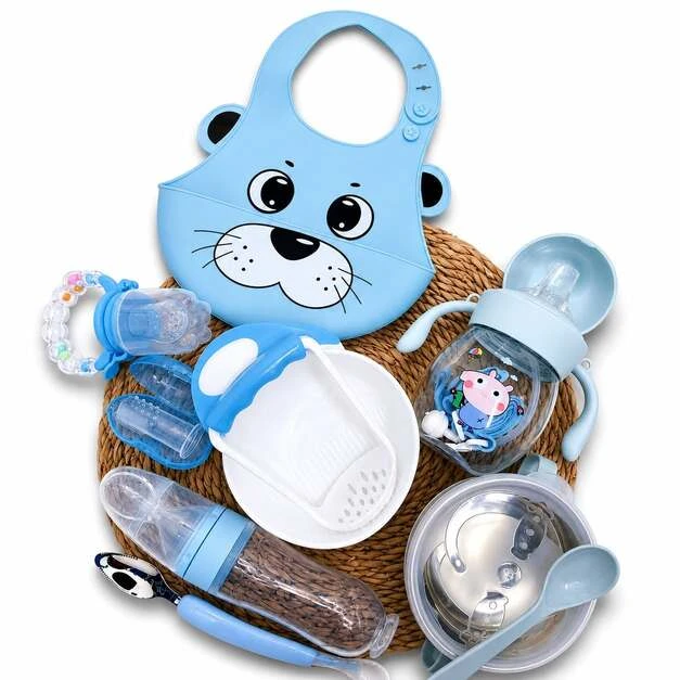 8 Pcs Baby Feeding Set