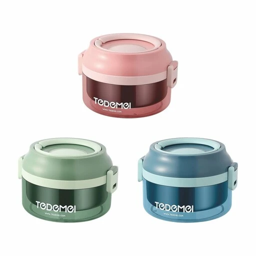 Tedemei Stainless Steel Single Layer Lunch Box 850ml