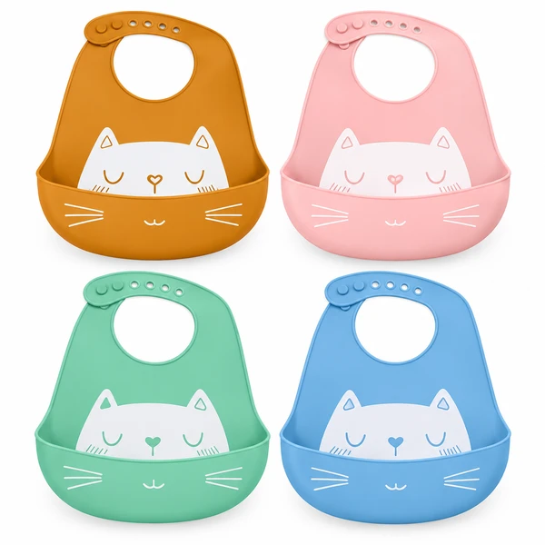 Silicone Waterproof Baby Bibs