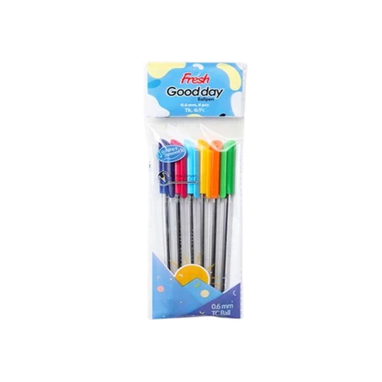 Ball Pen Fresh Good Day 6 Pcs