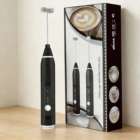 Coffee Mixer & Milk Frother 2 in 1 Electric Rechargeable